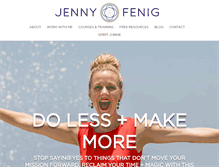 Tablet Screenshot of jennyfenig.com